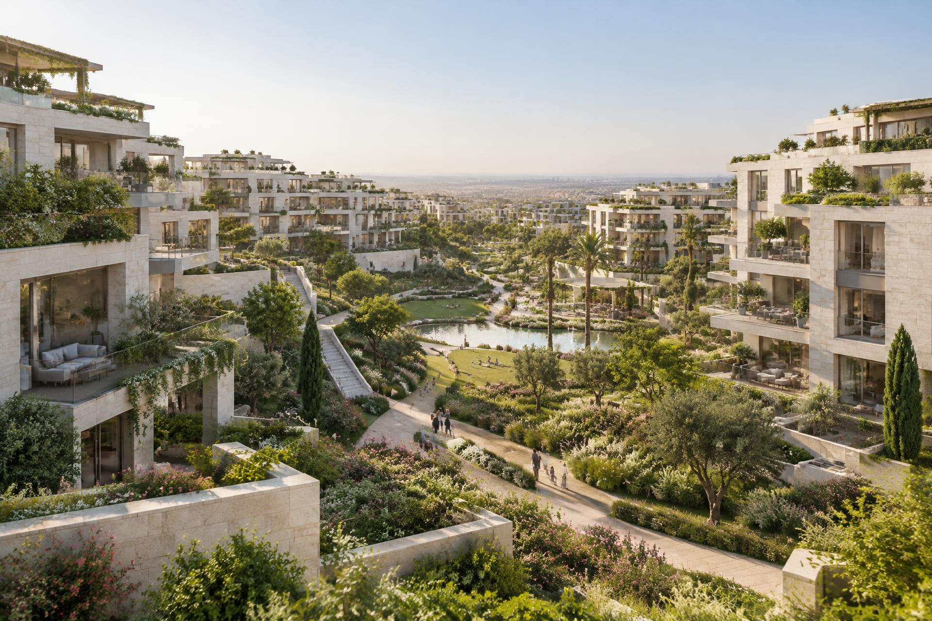 Mountain View iCity luxury residences and landscape